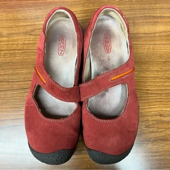 Keen Red Mary Jane Shoes Size 6 - Picture 6 of 10
